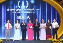 Lễ trao Giải Báo chí Quốc gia lần thứ XIII – năm 2018