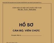 Bộ Nội vụ hướng dẫn chế độ báo cáo thống kê và quản lý hồ sơ viên chức