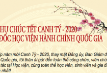 Thư chúc Tết của Giám đốc Học viện Hành chính Quốc gia