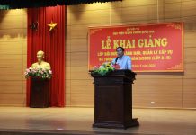 Khai giảng Khóa bồi dưỡng lãnh đạo quản lý cấp vụ và tương đương khóa 3 năm 2020