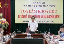 Tọa đàm khoa học “Tư tưởng Hồ Chí Minh về công tác dân vận chính quyền”