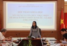 Hội thảo khoa học: “Xây dựng và tổ chức thực hiện kế hoạch phát triển kinh tế – xã hội ở địa phương”