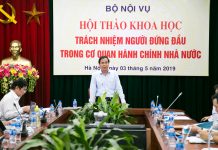 Nội dung và phạm vi trách nhiệm của người đứng đầu cơ quan hành chính nhà nước