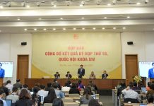 Họp báo công bố kết quả Kỳ họp thứ 10, Quốc hội khoá XIV