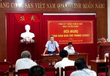 Thừa Thiên – Huế giao ban báo chí tháng 3/2021 với đại diện các cơ quan báo chí trung ương đóng trên địa bàn