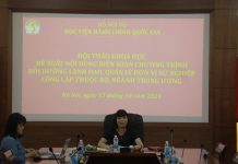 Đề xuất nội dung biên soạn chương trình bồi dưỡng lãnh đạo, quản lý đơn vị sự nghiệp công lập thuộc bộ, ngành Trung ương