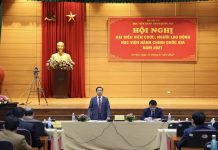 Hội nghị đại biểu viên chức, người lao động Học viện Hành chính Quốc gia