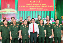 Thành ủy TP. Hồ Chí Minh tổ chức gặp mặt cán bộ cấp tướng quân đội nghỉ hưu nhân Kỷ niệm 47 năm Ngày Giải phóng miền Nam, thống nhất đất nước