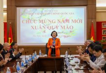 Bộ trưởng Bộ Nội vụ Phạm Thị Thanh Trà gặp mặt đầu xuân, chúc Tết cán bộ, viên chức, người lao động Học viện Hành chính Quốc gia