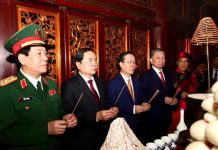 Lãnh đạo Đảng, Nhà nước dâng hương tưởng niệm các Vua Hùng