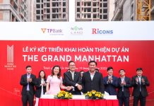 Novaland, TPBank và Ricons ký kết hợp tác triển khai hoàn thiện dự án The Grand Manhattan
