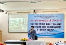 Đổi mới quản lý nhân lực của cơ quan hành chính nhà nước là việc cần thiết và cấp bách đáp ứng quản trị quốc gia theo hướng hiện đại, hiệu quả