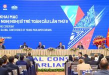 Khai mạc Hội nghị Nghị sĩ trẻ toàn cầu lần thứ 9 tại Hà Nội