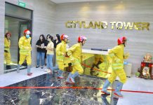 CityLand phối hợp với công an quận Gò Vấp tổ chức diễn tập phương án chữa cháy và cứu nạn, cứu hộ năm 2023