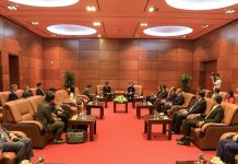 Bộ trưởng Bộ Nội vụ Phạm Thị Thanh Trà tiếp xã giao trưởng đoàn đại biểu quốc tế tham dự Hội nghị EROPA 2023