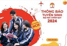 Thông báo tuyển sinh đại học chính quy năm 2024 của Học viện Hành chính Quốc gia tại trụ sở Hà Nội