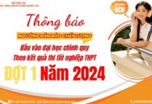 Thông báo ngưỡng đảm bảo chất lượng đầu vào đại học hình thức chính quy theo kết quả thi tốt nghiệp THPT năm 2024 tại Học viện Hành chính Quốc gia trụ sở Hà Nội