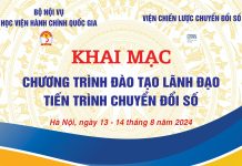 Bồi dưỡng kiến thức về chuyển đổi số cho viên chức lãnh đạo, quản lý