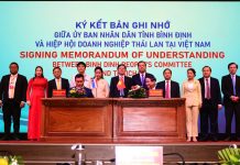 Hội nghị gặp gỡ các doanh nghiệp Thái Lan tại tỉnh Bình Định