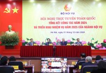 Hội nghị trực tuyến toàn quốc tổng kết công tác năm 2024 và triển khai nhiệm vụ năm 2025 của ngành Nội vụ.