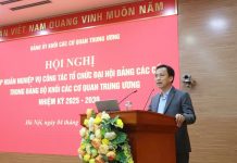 Tập huấn nghiệp vụ công tác tổ chức đại hội đảng bộ các cấp nhiệm kỳ 2025 – 2030