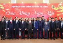Giám đốc Học viện Chính trị quốc gia Hồ Chí Minh gặp mặt đầu xuân, chúc Tết cán bộ, viên chức, người lao động Học viện Hành chính và Quản trị công