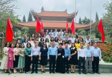 Học viện Hành chính và Quản trị công tổ chức về nguồn tại Khu Di tích ATK Định Hóa, Thái Nguyên