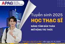 Thông báo tuyển sinh đào tạo trình độ thạc sĩ đợt 1 năm 2025