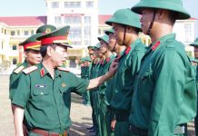 Bồi dưỡng năng lực huấn luyện quân sự cho sĩ quan chỉ huy tham mưu Lục quân cấp phân đội ở Quân đoàn 34 hiện nay