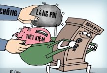 Phòng, chống lãng phí trong tinh gọn bộ máy