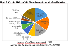 Thực trạng cơ cấu vốn đầu tư trực tiếp nước ngoài theo mục tiêu phát triển bền vững ở Việt Nam