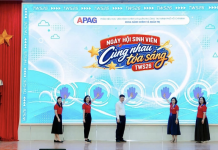 Sinh viên Phân hiệu Học viện Hành chính và Quản trị công tại TP. Hồ Chí Minh “Cùng nhau tỏa sáng”