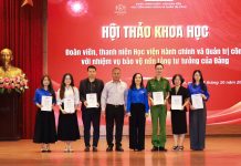 Đoàn viên, thanh niên Học viện Hành chính và Quản trị công với nhiệm vụ bảo vệ nền tảng tư tưởng của Đảng